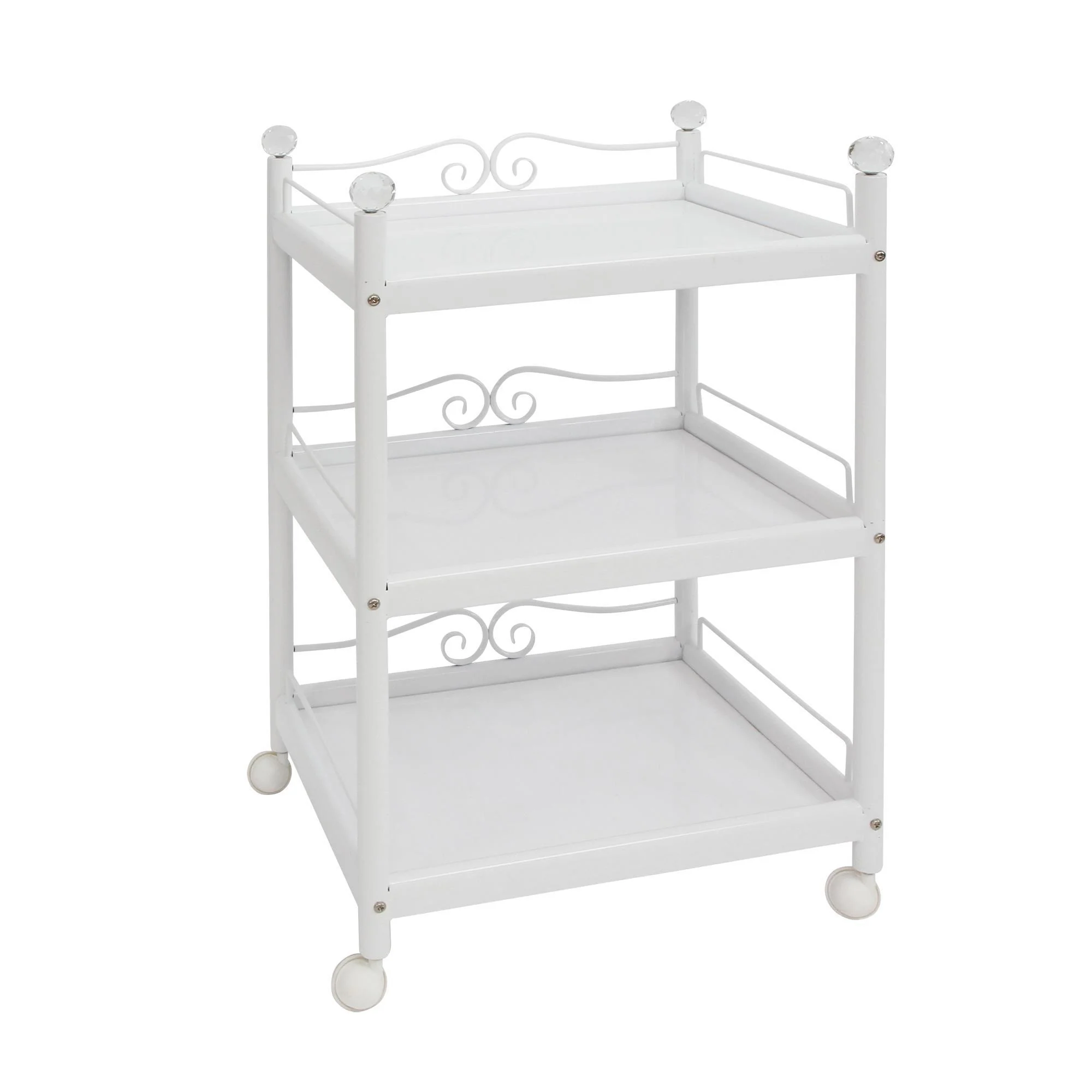 Elegant Esthetician Trolley White