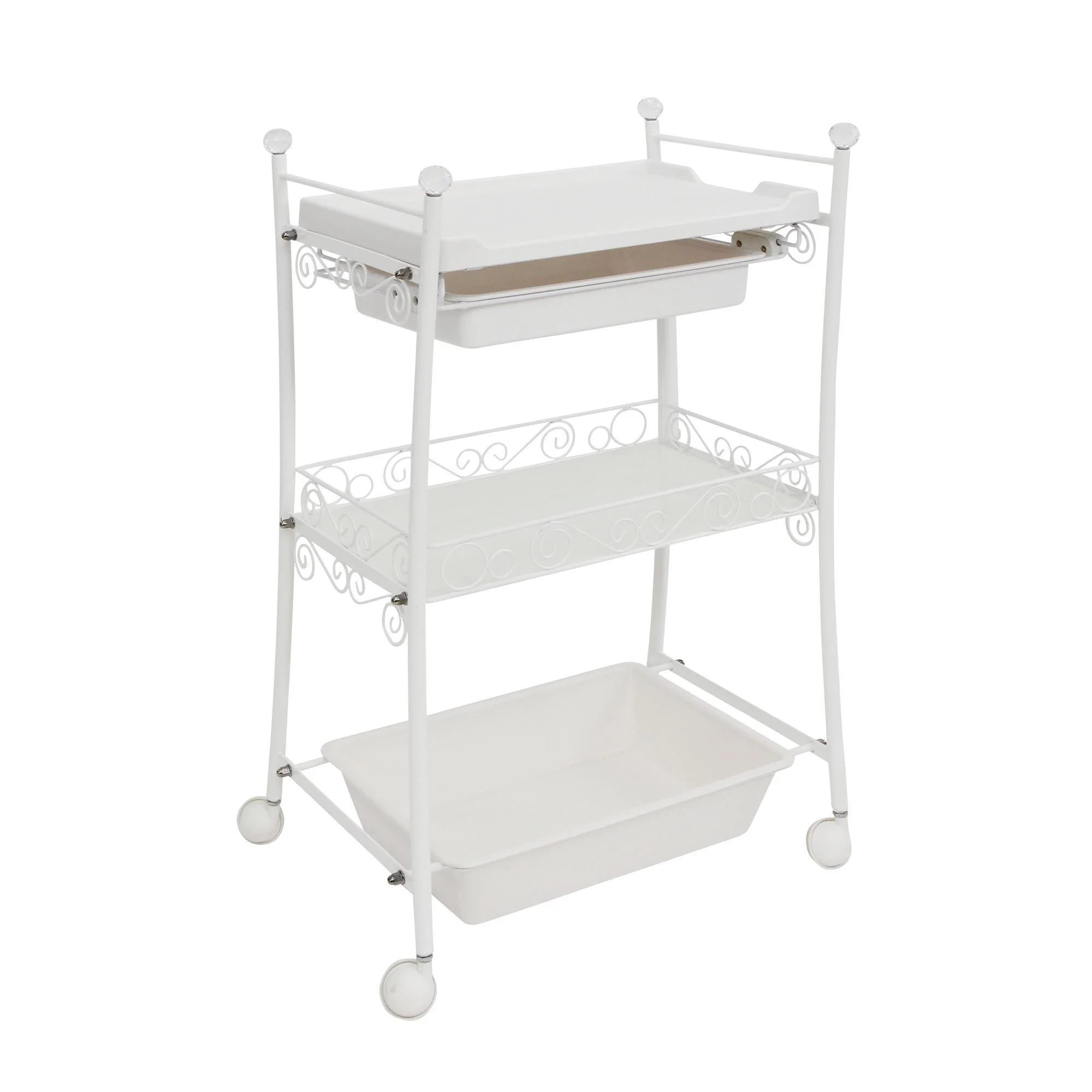 Retro Esthetician Trolley White