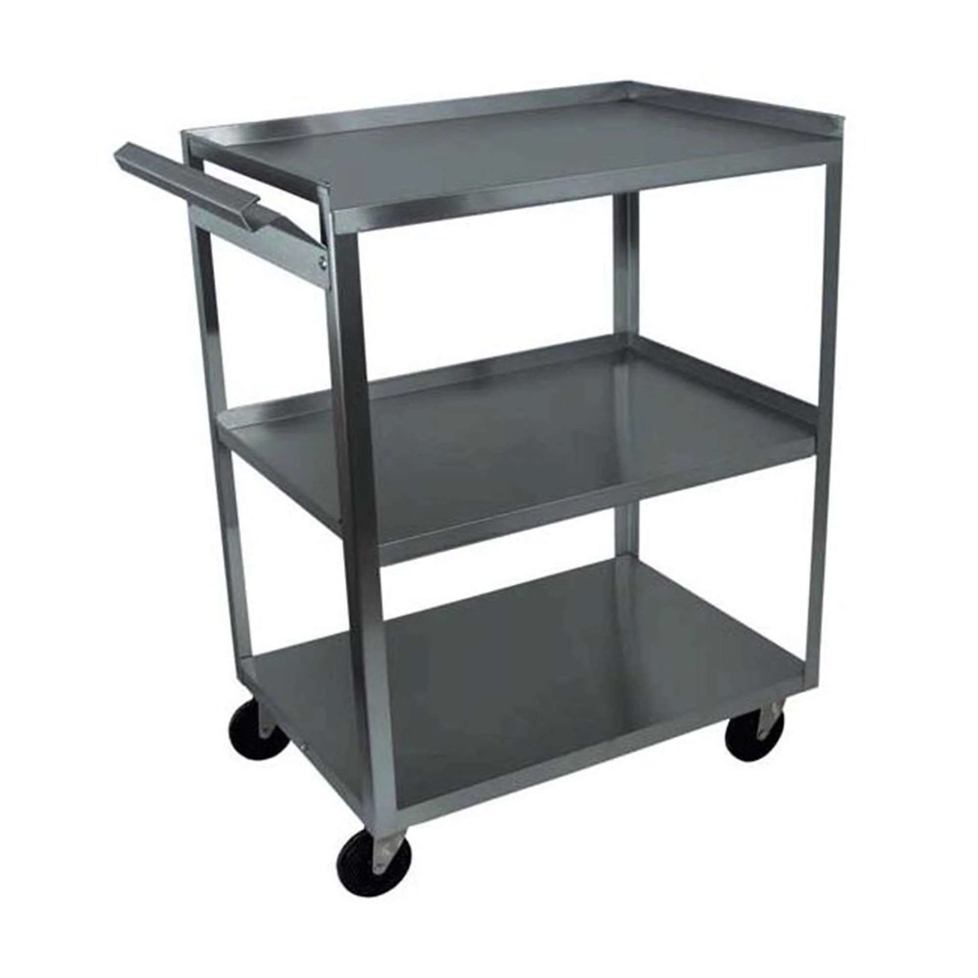 Stainless Steel 3 Shelf Cart with Handle