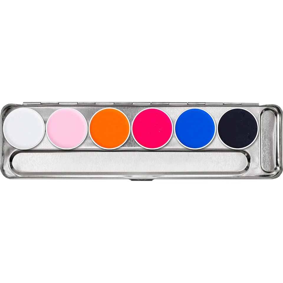 Kryolan AquaColor Palette Day Glow