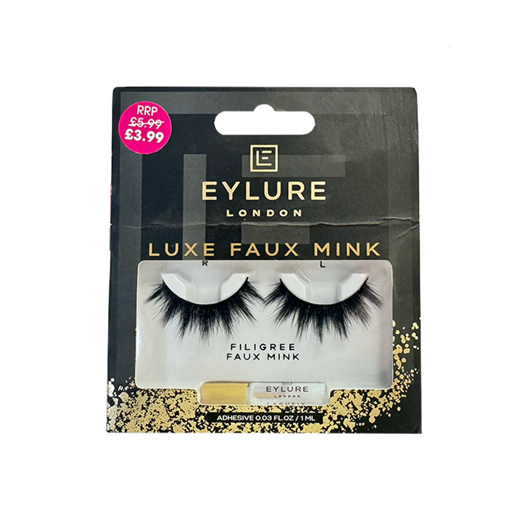 Eylure False Lashes Luxe Faux Mink Filgree – Beauty Outlet