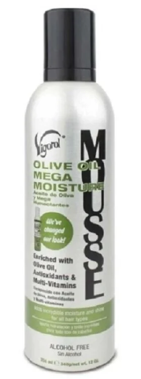 Vigorol Olive Oil Mega Moisture Mousse 12oz