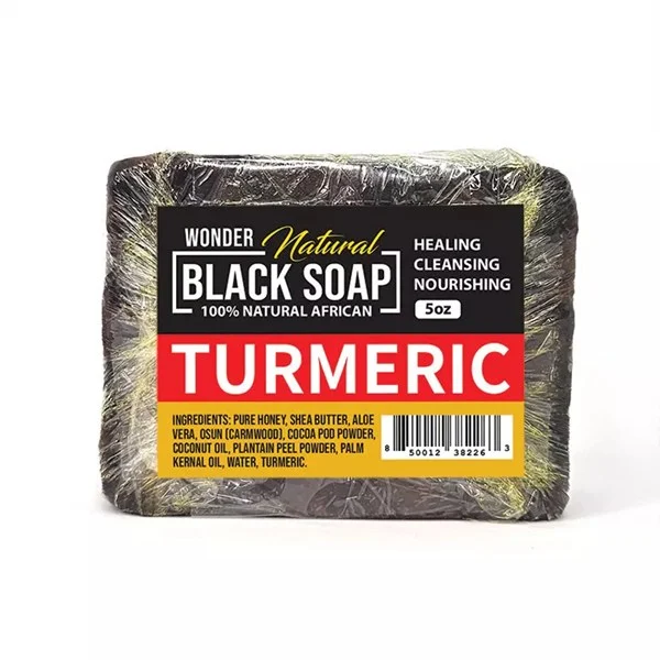 Wonder Natural Black Soap with Turmeric 5oz